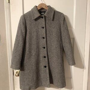 Women's Wool Herringbone Coat, by Classics by S. Rothschild, Size 6P